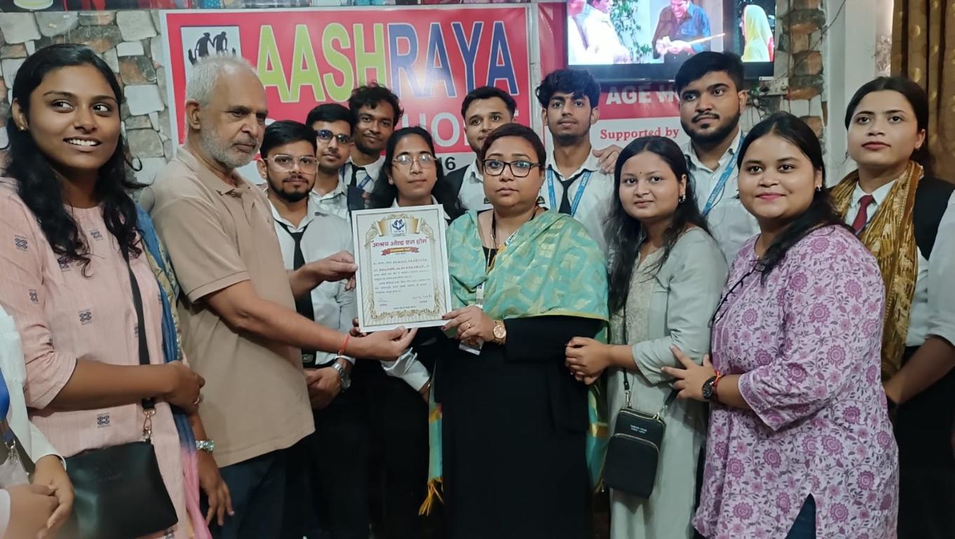 IIBM Patna and CED Patna Organise Heartwarming Event at Aashraya Old Age Home